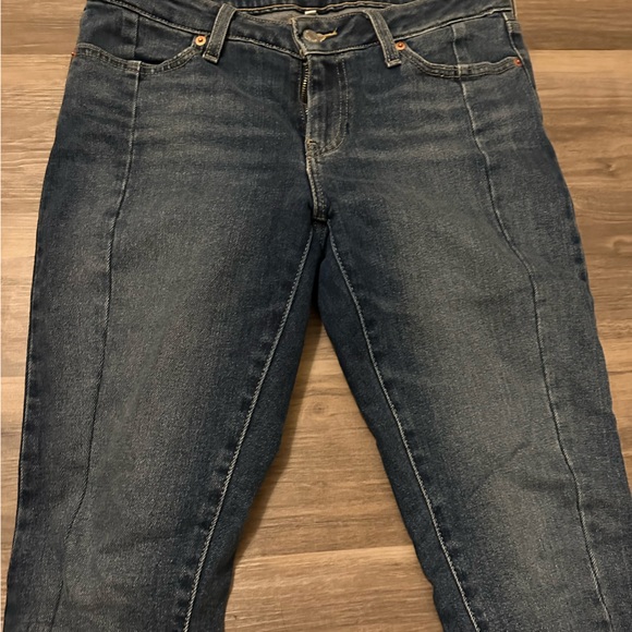 Levi Womens Denim Jeans with Detail Strip Hem - Picture 3 of 6